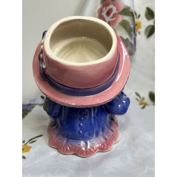 VINTAGE INARCO YOUNG GIRL LADY HEAD VASE - Picture 4 of 8